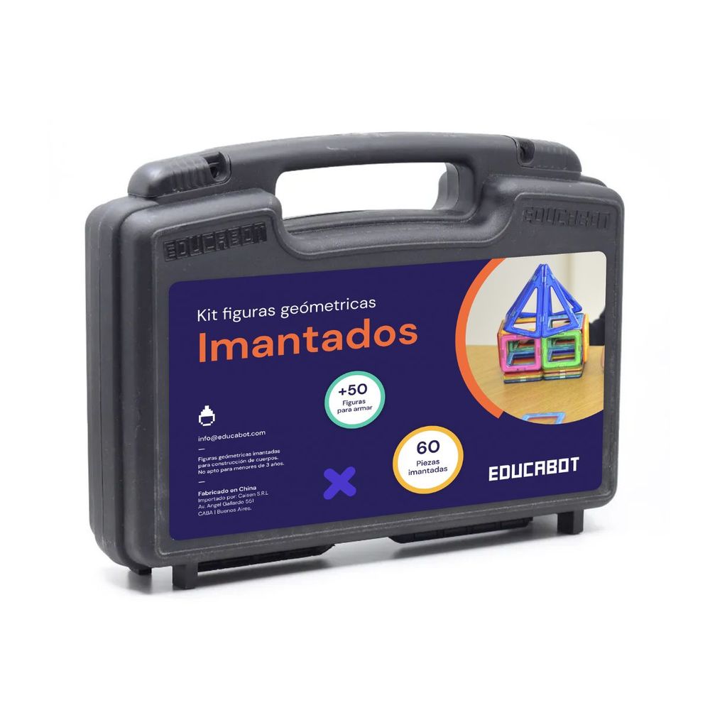 Kit Imantados - Bloques magnéticos 60 piezas