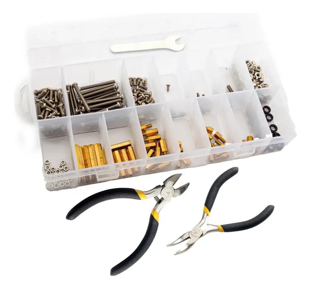 Kit Tornillos M3 Separador Hexagonal Electronica Con Pinzas