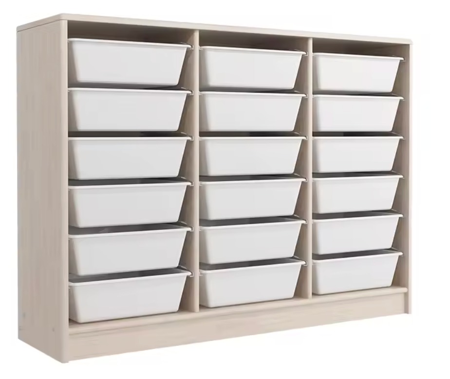 Muebles de guardado estilo Montessori - Nivel Inicial