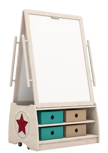 [P0318EB] Mueble Pizarra y Guardado - Nivel Inicial